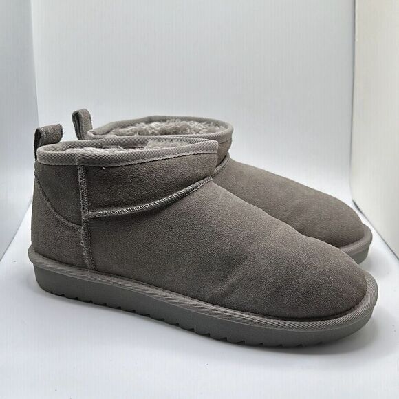 CUSHIONAIRE Women's pull on boot 8.5 GRAY - Picture 1 of 7